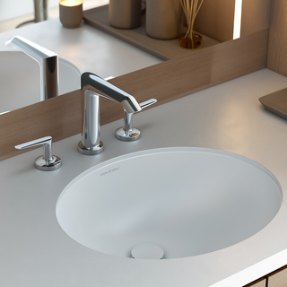 Victoria + Albert Laceno 490 Undermount Basin - Matte White - UB-LAC49M-SM-IO