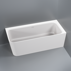 Villeroy & Boch Architectura 1650 CastStone Back to Wall Freestanding Bath - Right Hand Corner - UBC165ARC2VRH01