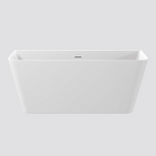 Villeroy & Boch Collaro 1650 CastStone Back to Wall Freestanding Bath - White - UBC165COL2V01