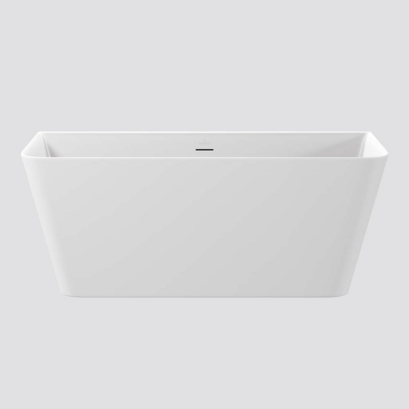 Villeroy & Boch Collaro 1650 CastStone Back to Wall Freestanding Bath - White