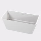 Villeroy & Boch Collaro 1650 CastStone Back to Wall Freestanding Bath - White - UBC165COL2V01
