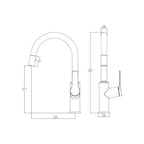 Villeroy & Boch Architectura Kitchen Mixer Pull Out Spray - Matte Black - TVK0216195