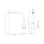 Villeroy & Boch Architectura S Kitchen Mixer Pull-Out Spray - Chrome - TVK0217261