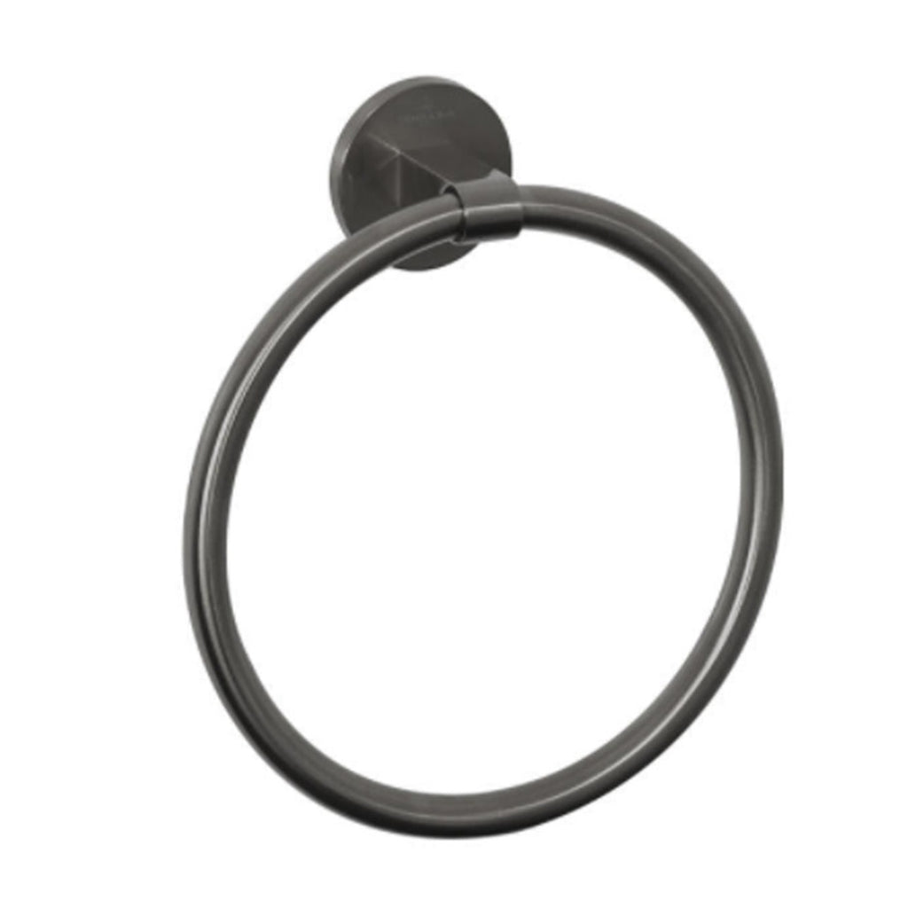 Villeroy & Boch Architectura Towel Ring - Gun Metal - TVA1550590