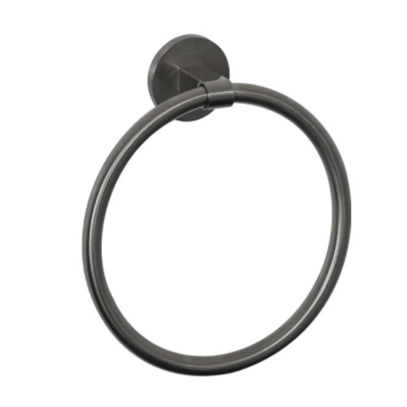 Villeroy & Boch Architectura Towel Ring - Gun Metal