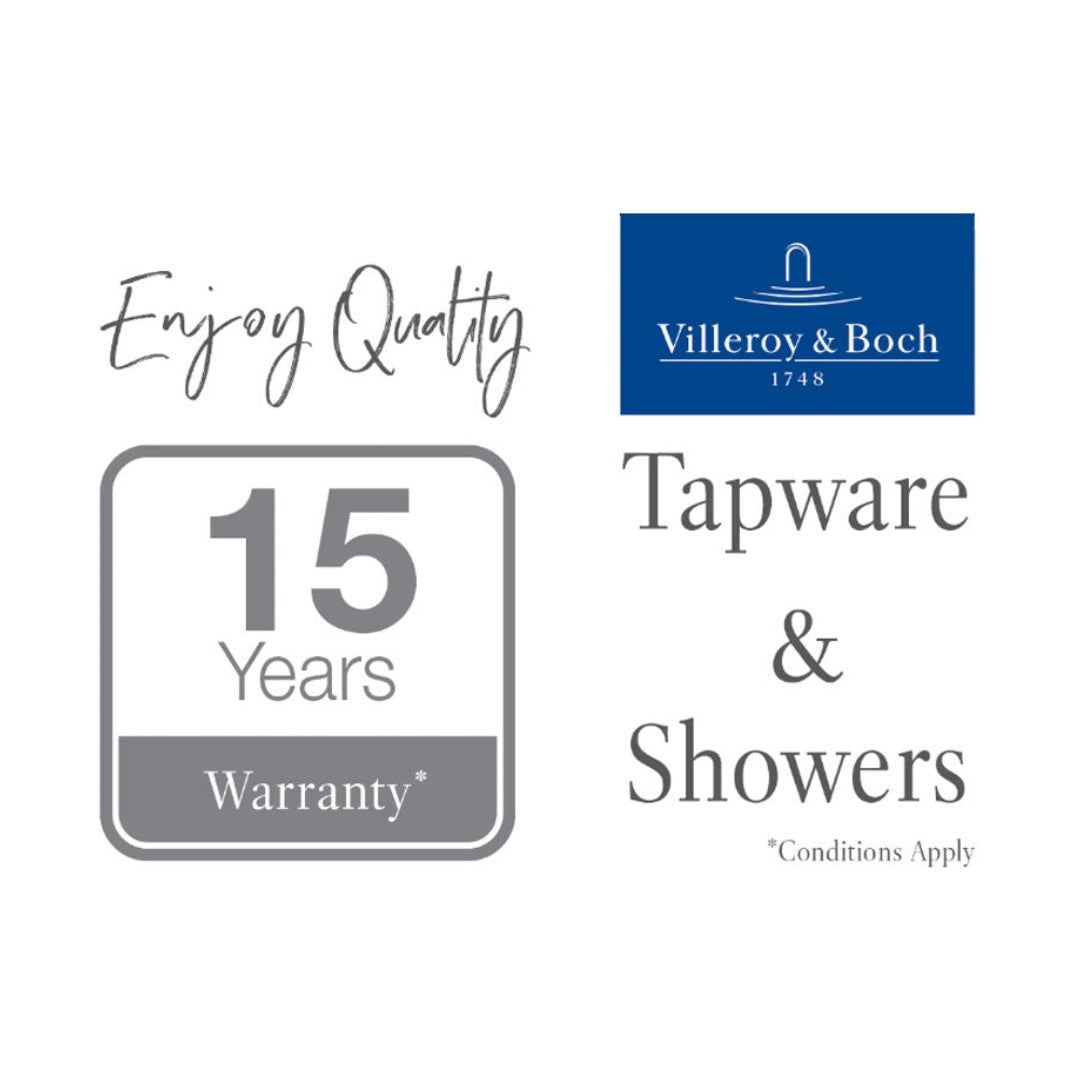 Villeroy & Boch O.Novo Bath Spout - Chrome - TVT10450061B