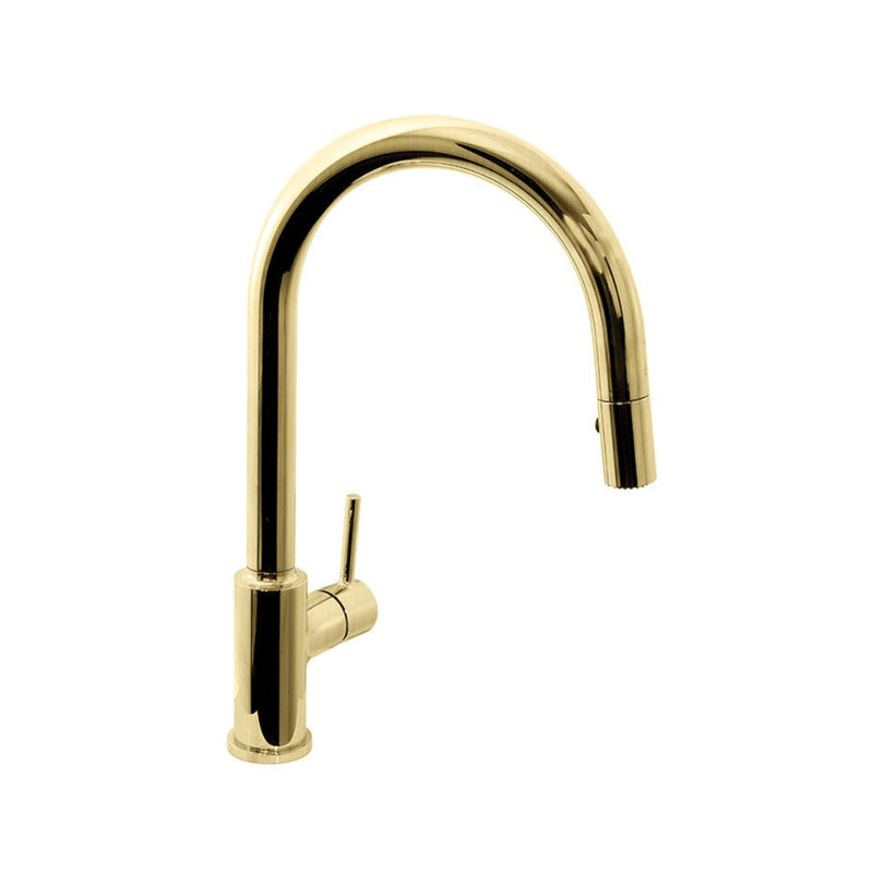 Villeroy & Boch Vita Kitchen Mixer Pull Out Spray - Brushed Gold