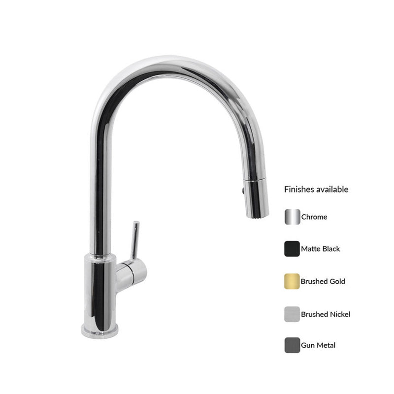 Villeroy & Boch Vita Kitchen Mixer Pull Out Spray - Chrome