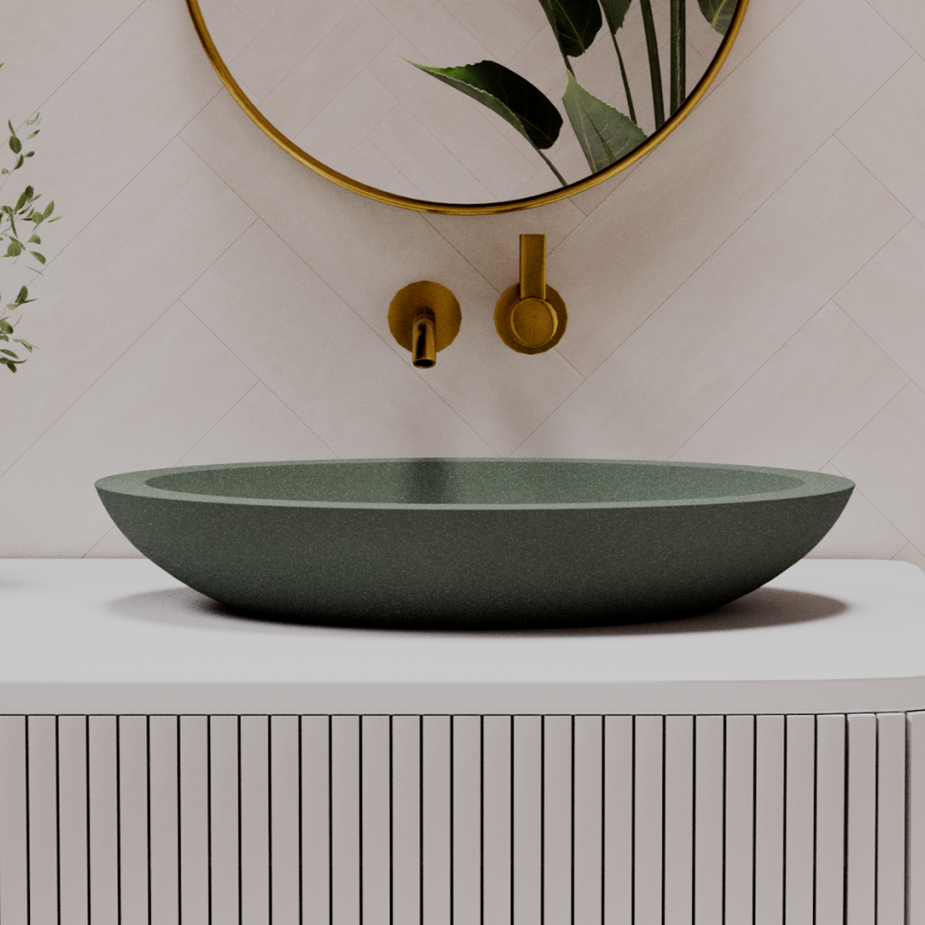 Pietra Bianca Vivian Above Counter Basin- Coco Brown - PB3007-CB