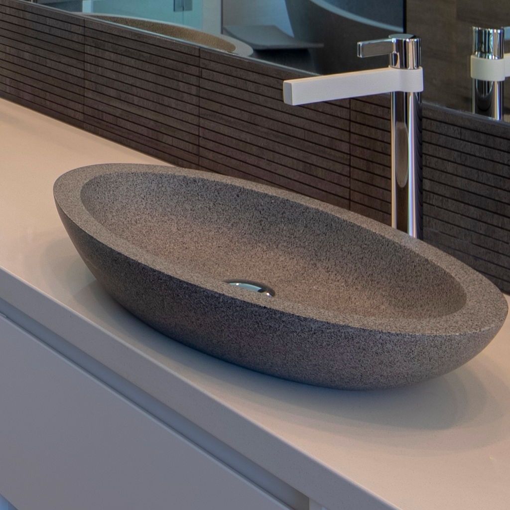 Pietra Bianca Vivian Above Counter Basin- Coco Brown - PB3007-CB