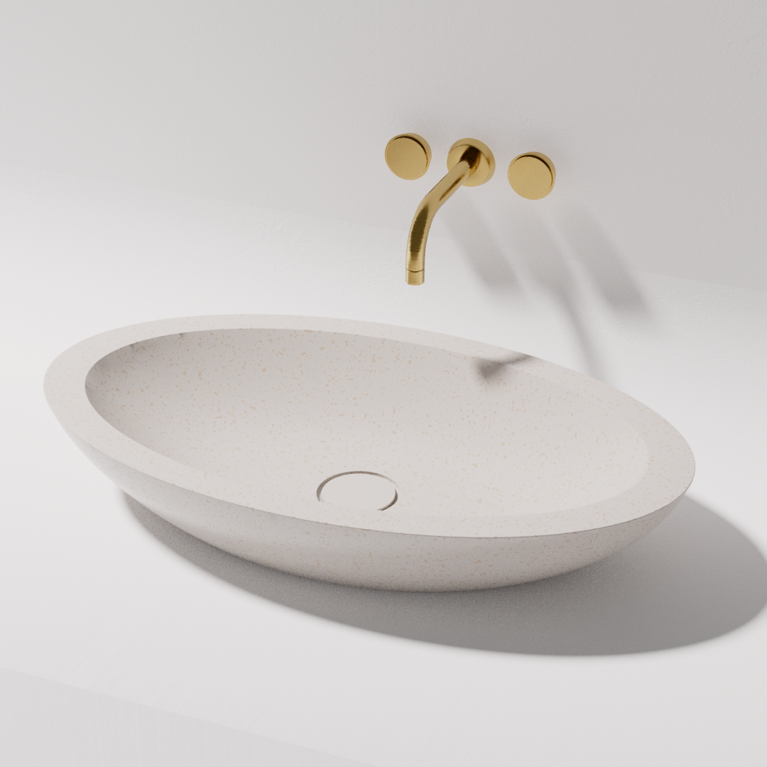 Pietra Bianca Vivian Above Counter Basin - Charcoal - PB3007-C