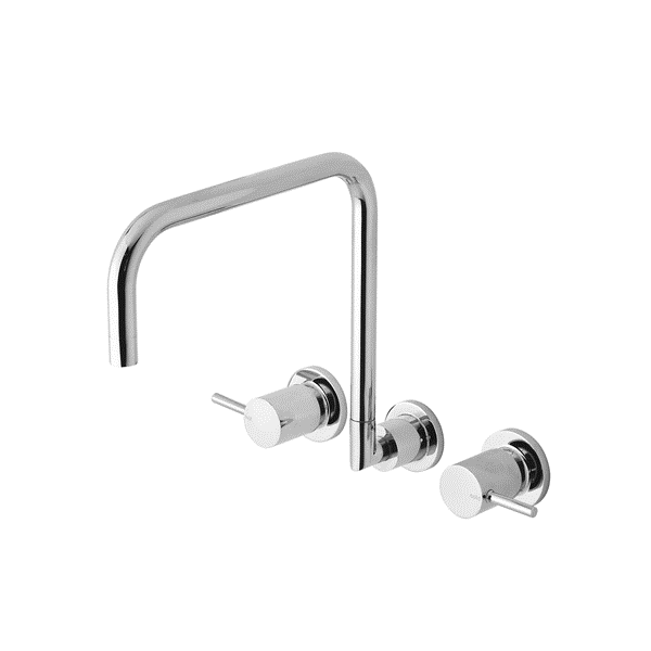 Phoenix - Vivid Pin Lever - VP815 CHR - Wall Kitchen Sink Set Squareline