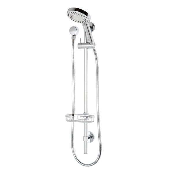 Phoenix - Vivid - V686 CHR - Premium Rail Shower with Basket