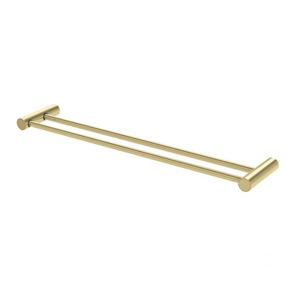Phoenix - Vivid Slimline - 111-8110-12 - Double Towel Rail 600mm - Brushed Gold