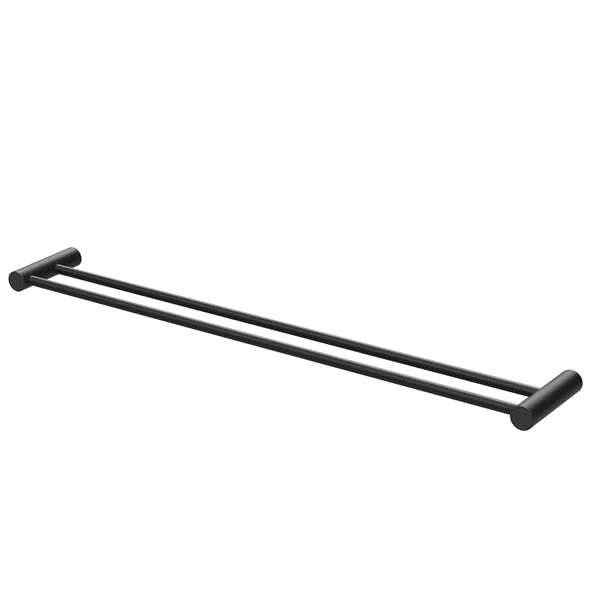 Phoenix - Vivid Slimline - 111-8130-10 - Double Towel Rail 800mm - Matte Black