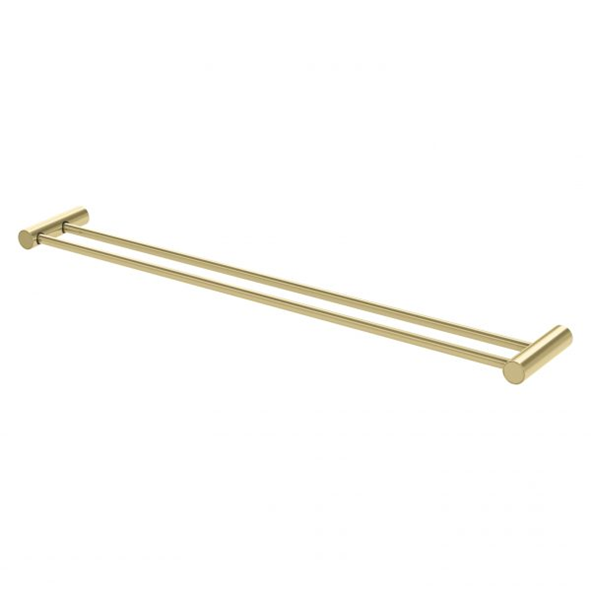 Phoenix - Vivid Slimline - 111-8130-12 - Double Towel Rail 800mm - Brushed Gold