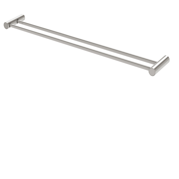 Phoenix - Vivid Slimline - 111-8130-40 - Double Towel Rail 800mm - Brushed Nickel