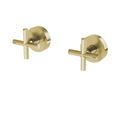 Phoenix - Vivid Slimline Plus - 119-0670-12 - Wall Top Assemblies 15mm Extended Spindles - Brushed Nickel