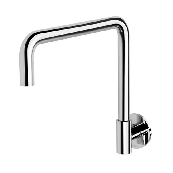 Phoenix - Vivid Slimline Plus - 119-0870-00 - Wall Sink Outlet 240mm Squareline - Chrome