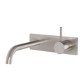 Phoenix - Vivid Slimline Up - 112-7813-40 - Wall Basin / Bath Mixer Set - Brushed Nickel