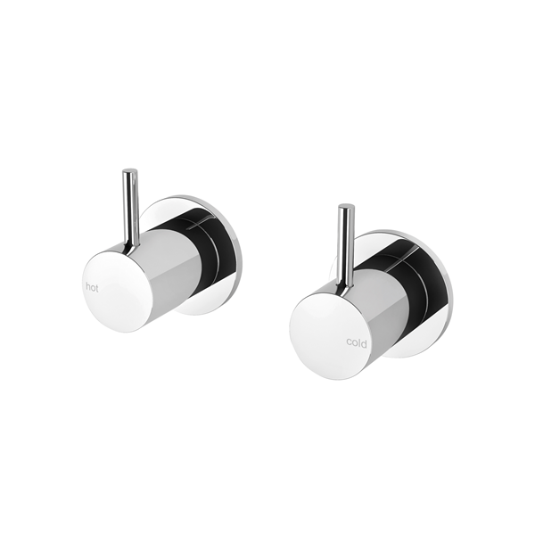 Phoenix - Vivid Slimline - VS067 CHR - Wall Top Assemblies - Extended 15mm Spindles - Chrome