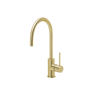 Phoenix - Vivid Slimline - VS733-12 - Kitchen Sink Mixer 220mm Gooseneck - Brushed Gold