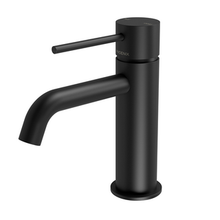 Phoenix - Vivid Slimline - VS7701-10 - Basin Mixer Curved Outlet - Matte Black