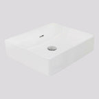 Argent Evo Neu 500 Rectangular Countertop/Wall Basin - No Tap Hole Gloss White - W2150N