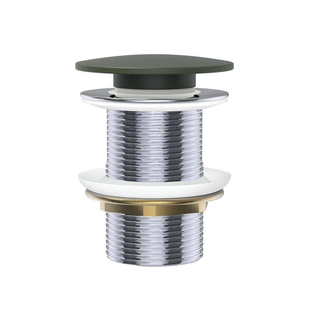 Fienza Pop-Up 32mm Basin Non-Overflow Waste - Forest Solid Surface Cap - WAS59F