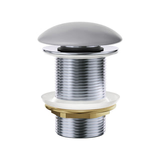 Fienza Pop-Up 32mm Non-Overflow Basin Waste - Matte Light Grey Ceramic Cap - WAS59LG