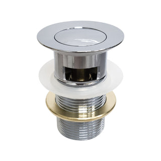 Fienza Flush 32mm Pop-Up Waste with Overflow - Chrome - WAS61