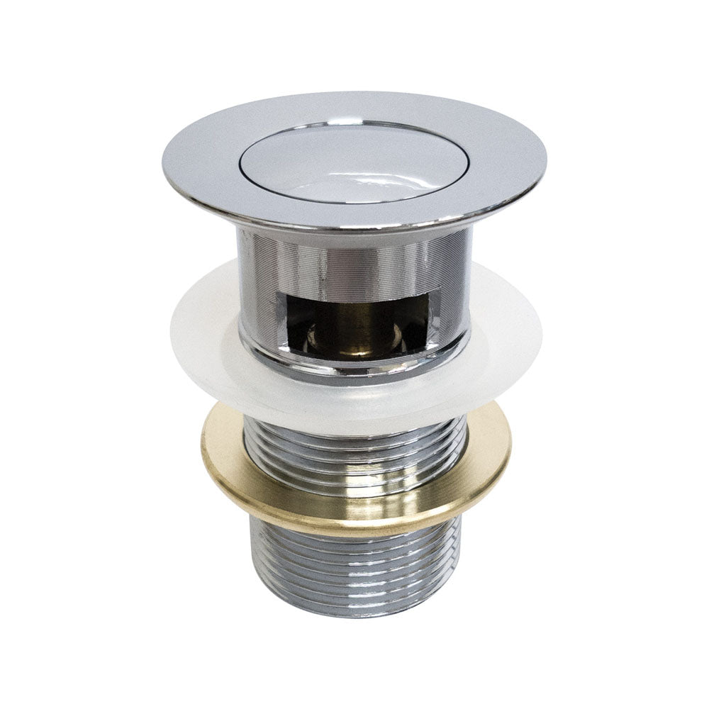 Fienza Flush 32mm Pop-Up Waste with Overflow - Chrome - WAS61