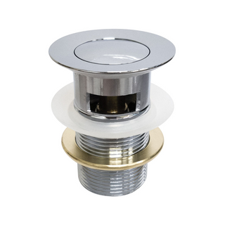 Fienza Flush 40mm Pop-Up Waste with Overflow - Chrome - WAS63