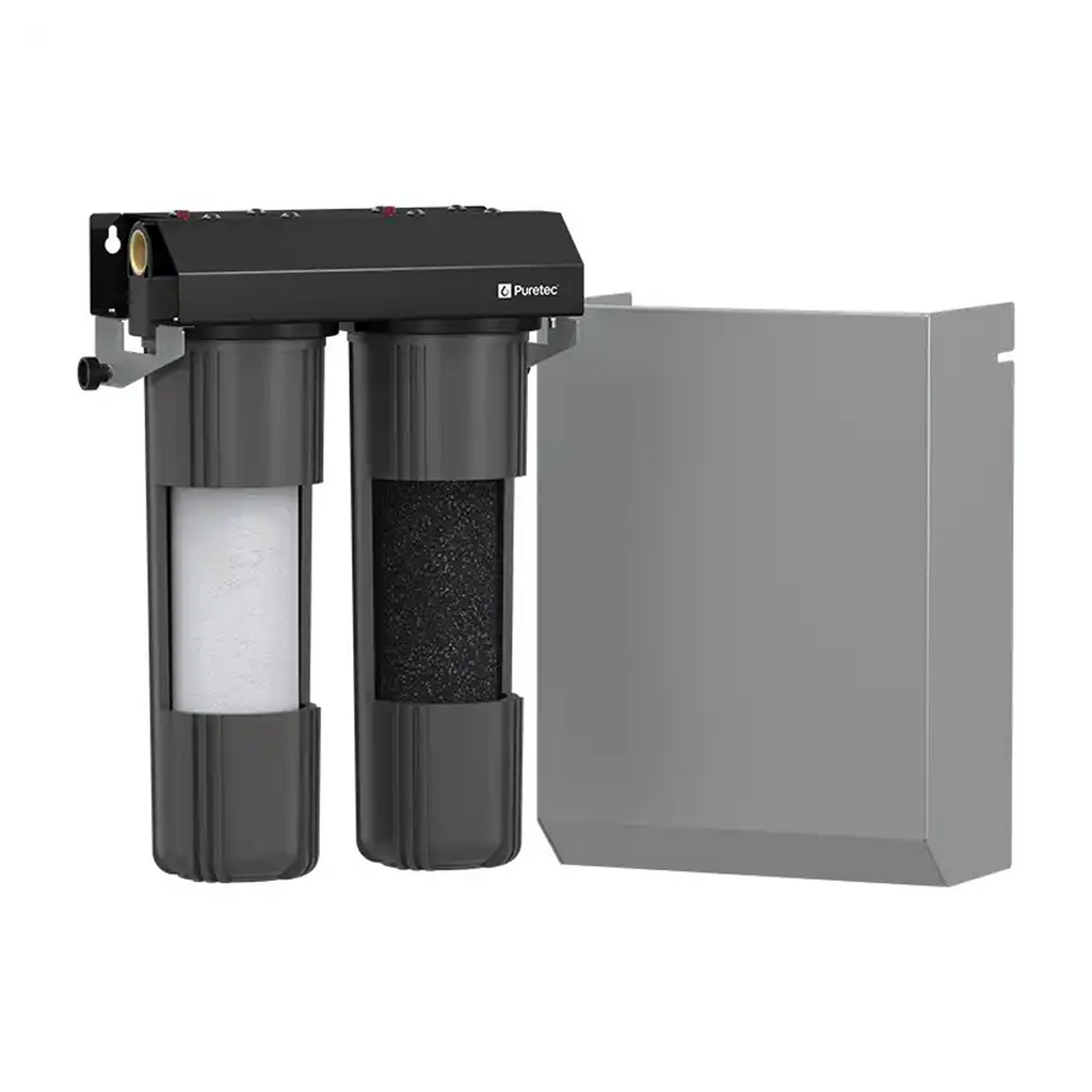 Puretec Dual Stage Whole House/Building Dual System with AMC Shroud - WH2-55AMC-LF