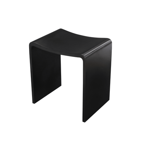 Thermogroup Willow Shower Stool 400x300mm - Black