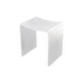 Thermogroup Willow Shower Stool 400x300mm - White - WS4030W