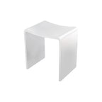 Thermogroup Willow Shower Stool 400x300mm - White - WS4030W