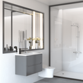 Mr Wet Wall 2400mm White Gloss Panel - WWAUS008