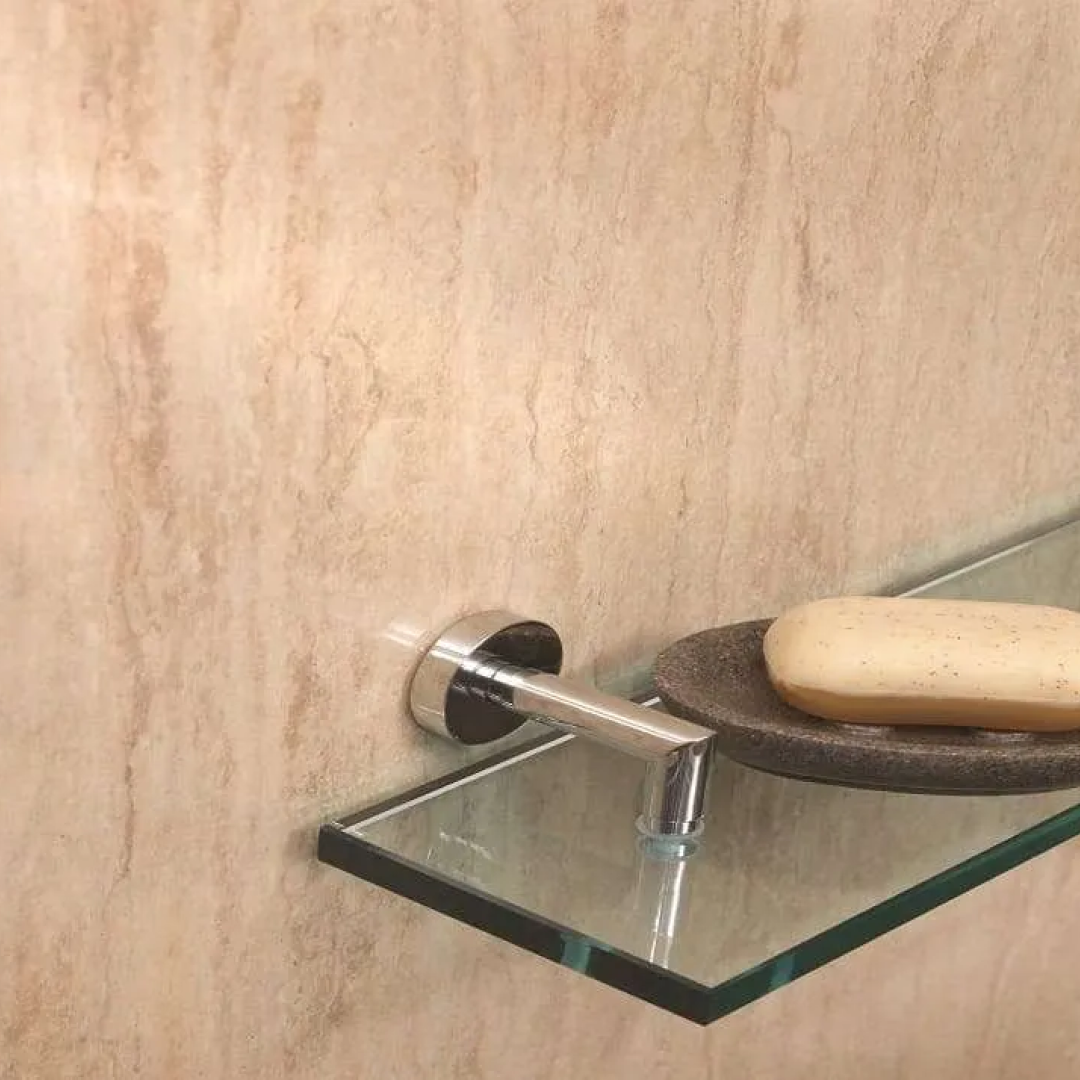 Mr Wet Wall 2400mm Sand Travertine Panel - Matte Finish WWAUS014