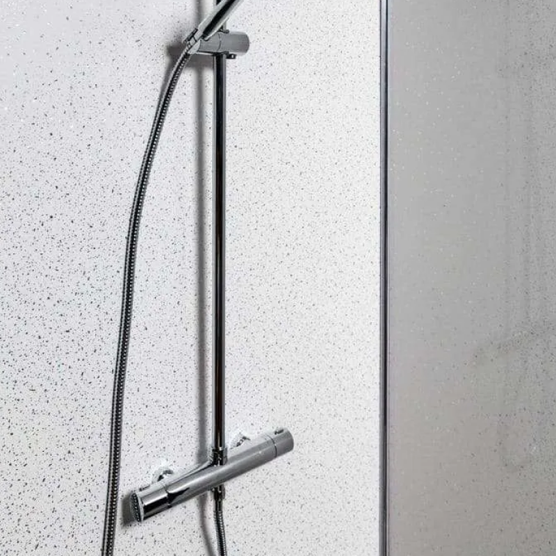 Mr Wet Wall 2400mm White Sparkle Panel - Gloss Finish WWAUS018