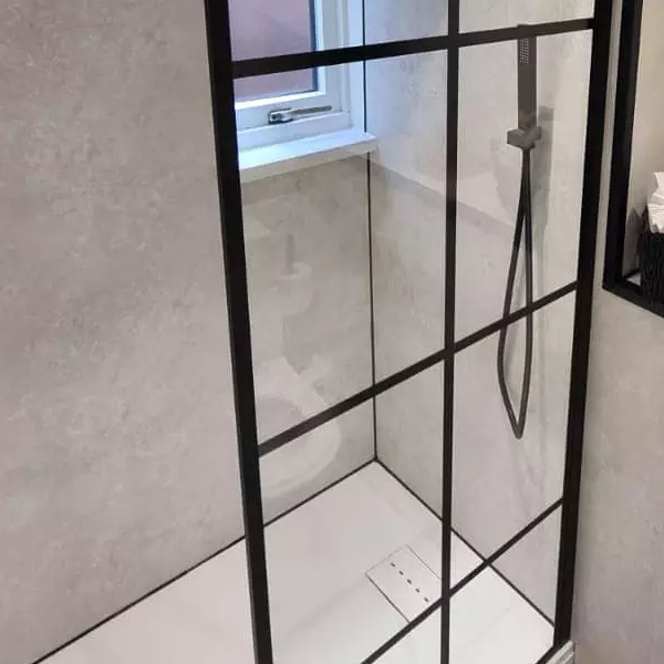 Mr Wet Wall 2400mm White Concrete Matte Panel - WWAUS026