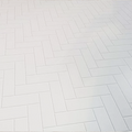 Mr Wet Wall 2400mm White Herringbone Panel - WWAUS072
