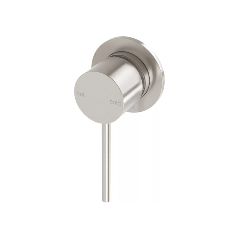 Phoenix Vivid Slimline Switchmix Shower/Wall Mixer 60mm Plate Brushed Nickel - Includes Body