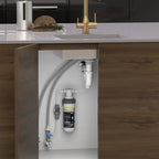 Puretec Z1 Tripla Elite 20 3-Way L-Shape Mixer Tap w/Water Filter Kit - Brushed Gold - Z1-E20-BG