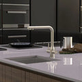 Puretec Z1 Tripla Elite 20 3-Way L-Shape Mixer Tap w/Water Filter Kit - Brushed Nickel - Z1-E20-BN