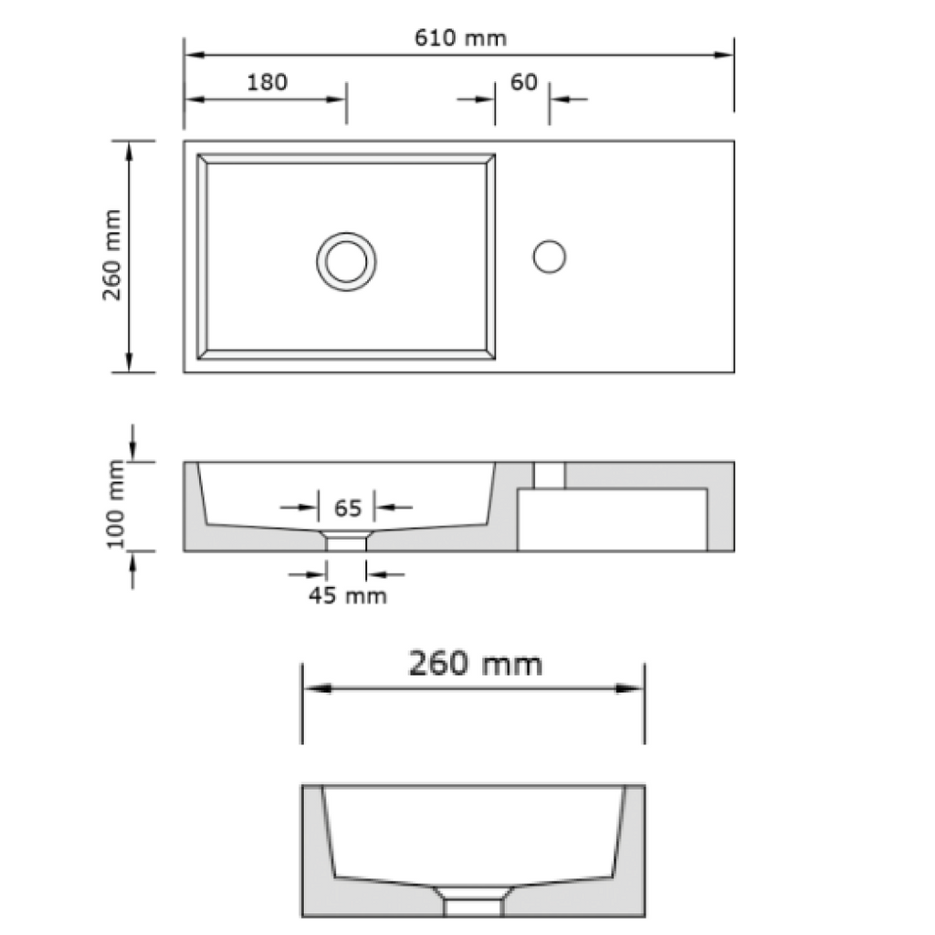 Concrete Studio Weerlo Compact Vessel Basin - Ocean - WE-VX-Ocean