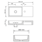 Concrete Studio Weerlo Compact Vessel Basin - Ocean - WE-VX-Ocean