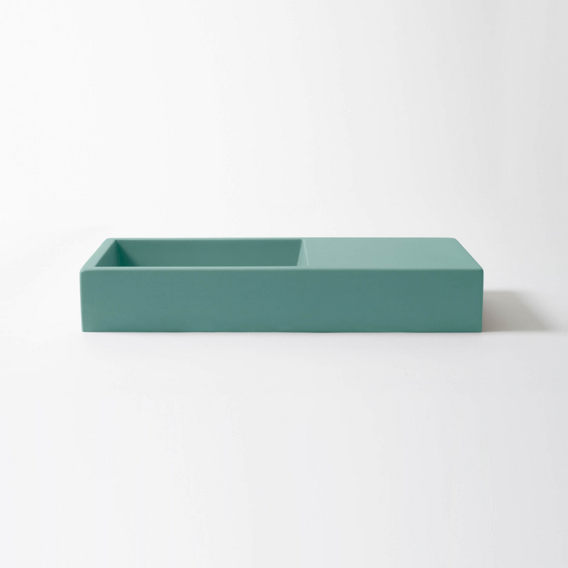 Concrete Studio Weerlo Compact Vessel Basin - Aqua