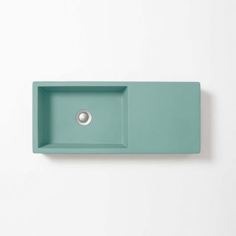 Concrete Studio Weerlo Compact Vessel Basin - Aqua