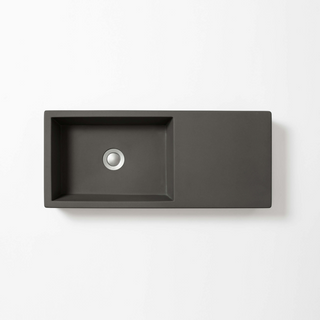 Concrete Studio Weerlo Compact Vessel Basin - Dark Grey - WE-VX-Dark Grey